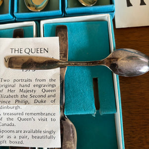 VINTAGE BIRKS COMMEMORATIVE COLLECTOR SPOONS COLLECTION - P340