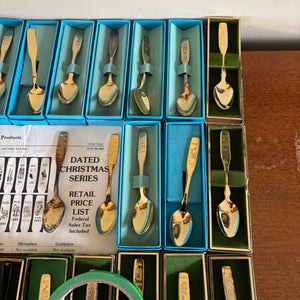 VINTAGE BIRKS COMMEMORATIVE COLLECTOR SPOONS COLLECTION - P340