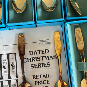 VINTAGE BIRKS COMMEMORATIVE COLLECTOR SPOONS COLLECTION - P340