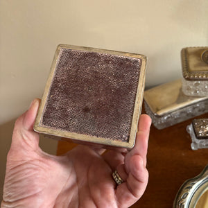 ANTIQUE DRESSING TABLE ITEMS (STAMPED SILVER AND MORE) - P341