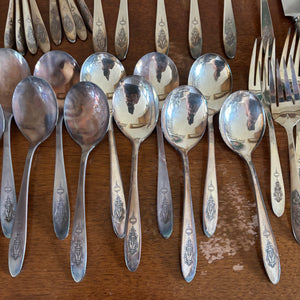 COMMUNITY PLATE FLATWARE GROUPING - P342