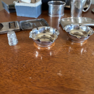VINTAGE SILVER PLATED AND MORE GROUPING - P343