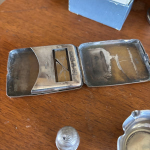 VINTAGE SILVER PLATED AND MORE GROUPING - P343