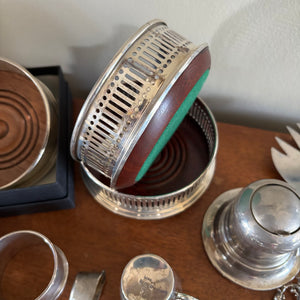 VINTAGE SILVER PLATED AND MORE GROUPING - P343