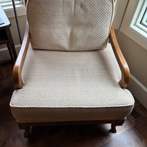 Drexel Heritage County Style Club Chair with Solid Wood Frame - M322