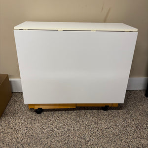 Cutting Table with Drop Down Sides and Wheels - M325