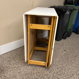 Cutting Table with Drop Down Sides and Wheels - M325