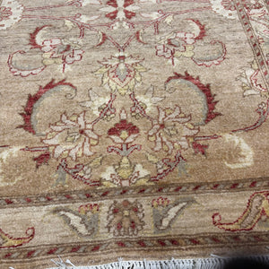 5ft x 4ft Vintage Wool Area Rug - M326