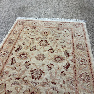 5Ft x 6.5Ft Vintage Afghanistan 100% Wool Area Rug - M329