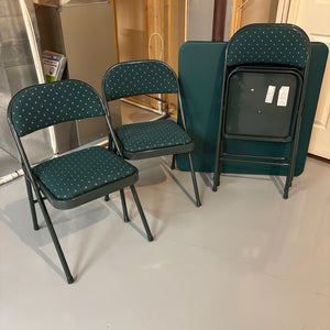 Folding Card Table with 4 Folding Chairs - M332