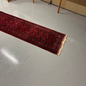 16Ft x 2Ft Vintage Wool Floor Runner - M333