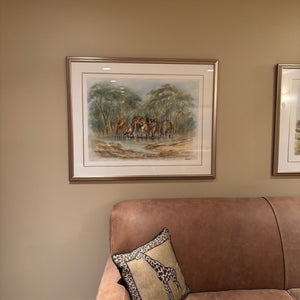 38” x 30” Framed Original Crystal Wynn Watercolour Painting - M340