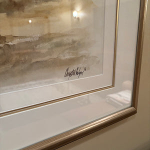 38” x 30” Framed Original Crystal Wynn Watercolour Painting - M340