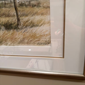 38” x 30” Framed Original Crystal Wynn Watercolour Painting - M341