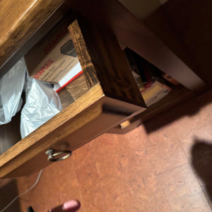 28” Tall Solid Wood Stand (contents not included) - M344