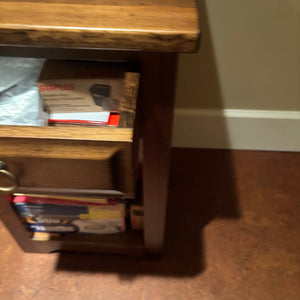 28” Tall Solid Wood Stand (contents not included) - M344