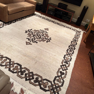 12'9 x 9'9 Vintage Ethiopian Wool Area Rug - M353