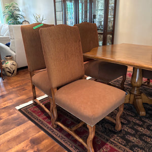 84" Long Solid Wood Dining Table with 6 Chairs - M355