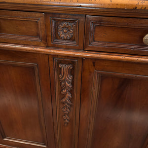 Solid Wood Credenza with 4 Drawers (contents not included) - M356