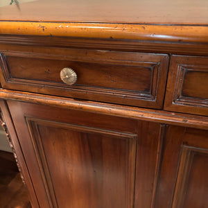 Solid Wood Credenza with 4 Drawers (contents not included) - M356