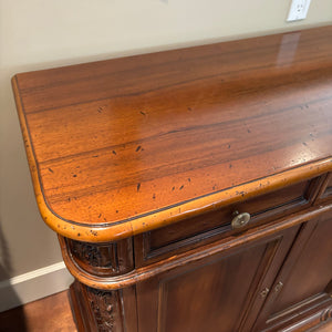 Solid Wood Credenza with 4 Drawers (contents not included) - M356