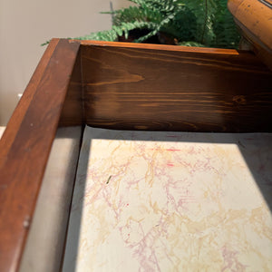 Solid Wood Credenza with 4 Drawers (contents not included) - M356