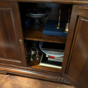 Solid Wood Credenza with 4 Drawers (contents not included) - M356