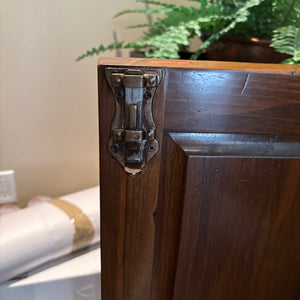 Solid Wood Credenza with 4 Drawers (contents not included) - M356