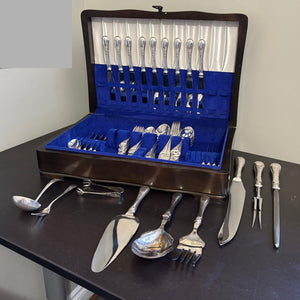 66 Piece Vintage Birks Regency Plate Flatware - N309