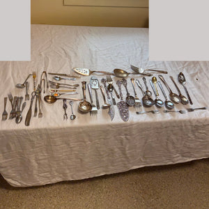 Mixed Silver Plated Flatware Grouping - R529S