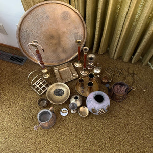 Decor and Collectibles Grouping (Brass and More) - R549