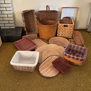 Wicker Baskets and Placemats - R565