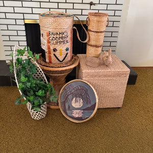 Wicker Side Table, Storage Box and More - R566