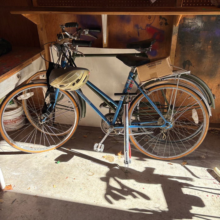 2 Vintage As Is Bikes, Bike Helmet and Pump - R599