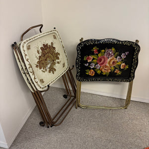 Vintage TV Trays Grouping - S557T