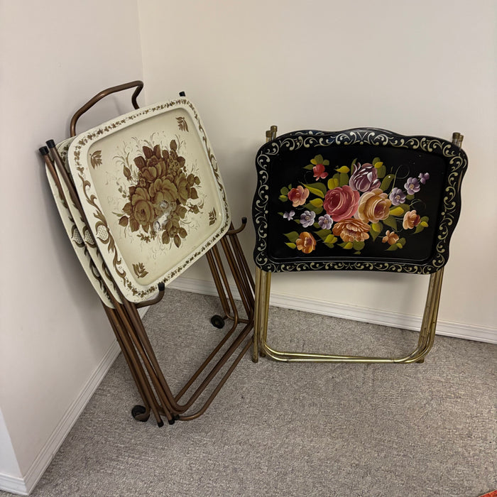 Vintage TV Trays Grouping - S557T