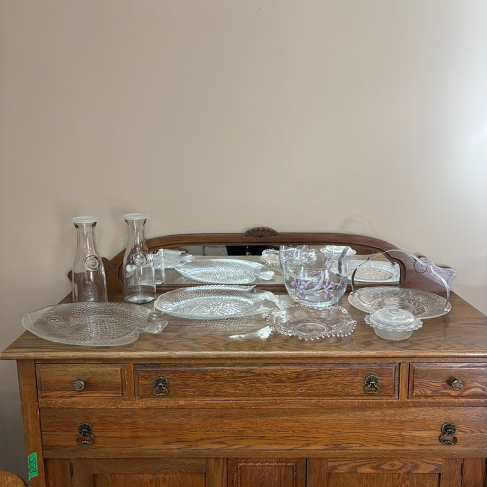 Glass Trays and More Grouping - S599