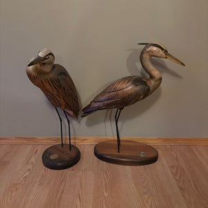 Set of 2 26" Tall Ducks Unlimited Herons - S607