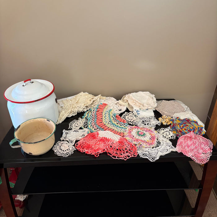 Vintage Doilies and More Grouping - S608