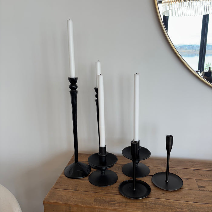 Black Candle Sticks Grouping - L314