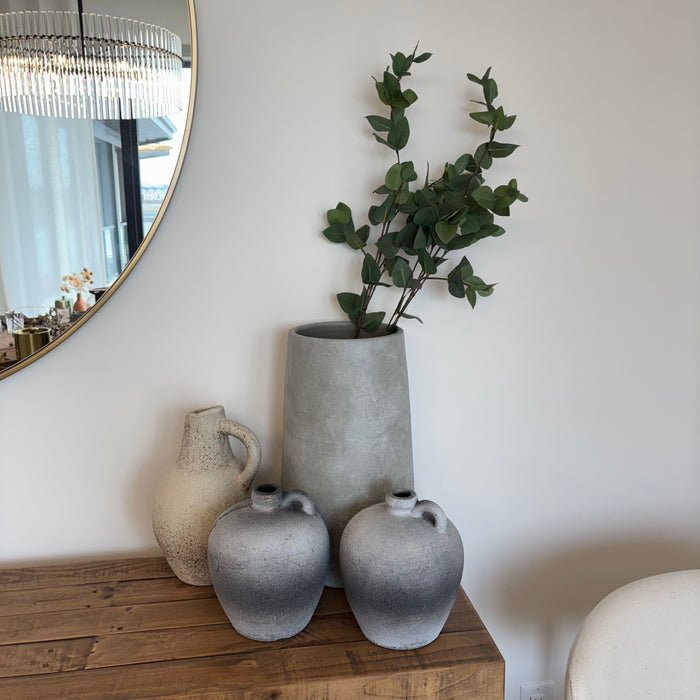 Concrete/Stoneware Pot and Jugs - L315