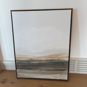 29" x 23" Framed Neutral Landscape Canvas Print  - L331