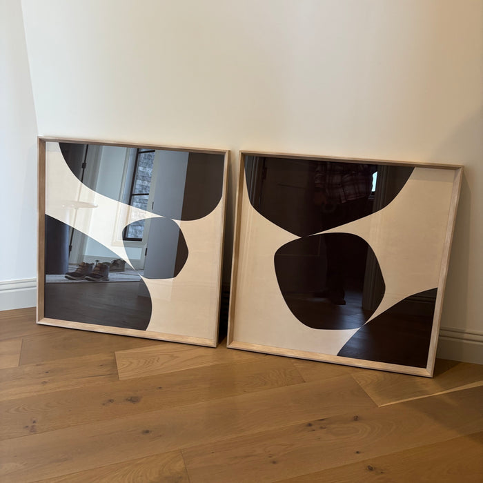 Set of 2 31” x 31” Framed Art Prints - L350