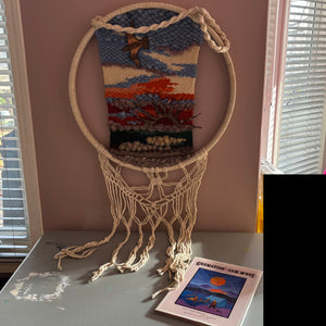 Vintage Wool Wall Hanging - 0460