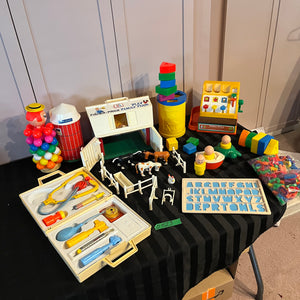 Vintage Toys Grouping (Fisher Price Farm and More) - 0524