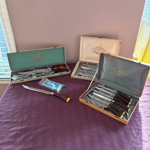 Vintage Knife Sets Grouping - 0533