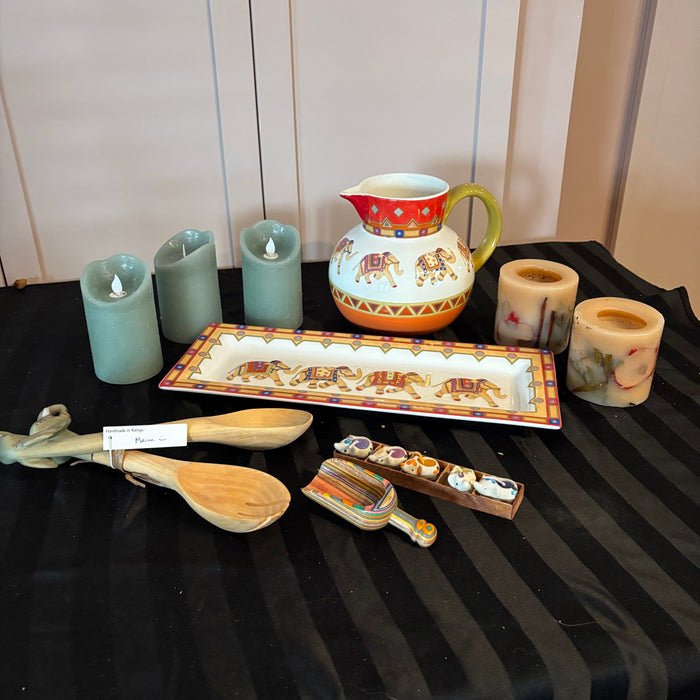 Elephant Themed Decor and More Grouping - 0535