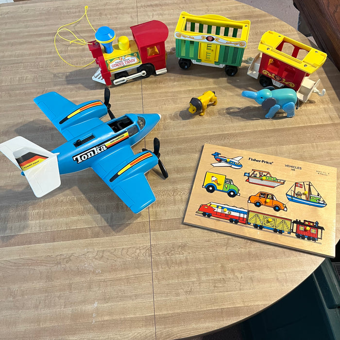 Vintage Toys Grouping (Tonka Plane and More) - 0554