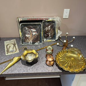 Vintage Decor and More (Set of 3 Asian Trays and More) - 0570