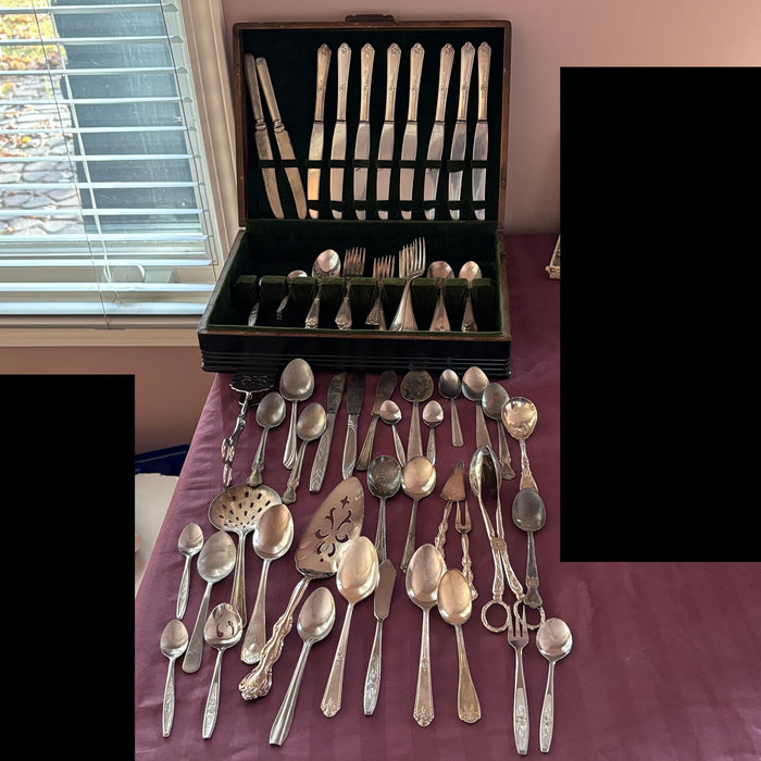 Silver Plated Flatware Grouping - 0532